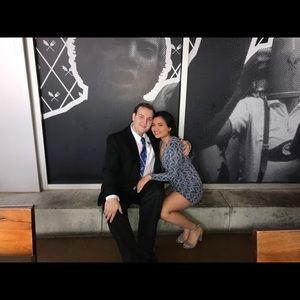 Sparkly Blue Bodycon Dress